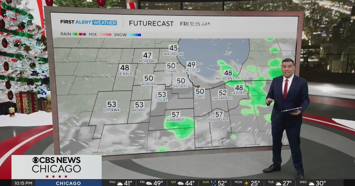 Chicago weather: AM showers, mild temps Friday