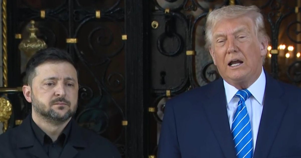 Trump says they've "got to make a deal" over Russia-Ukraine war ahead of Zelenskyy meeting