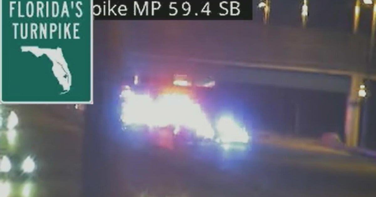 Deadly crash shuts down northbound lanes of Florida Turnpike in Broward County