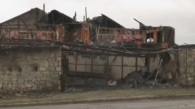 Police light glowing in bokeh blur style, background design. Modern blue and red police  lights concept backdrop 