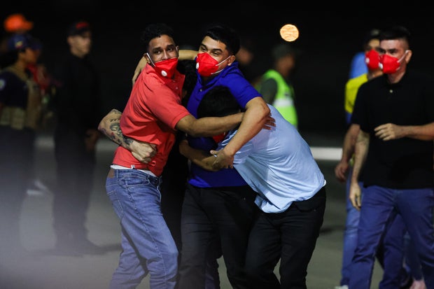 Detained Venezuelans Arrive In Caracas From El Salvador As Part Of Exchange Agreement With The US 
