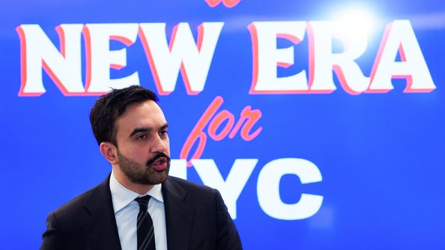 Zohran Mamdani, mayor-elect of New York, during an announcement in New York, US, on Monday, Dec. 22, 2025. 