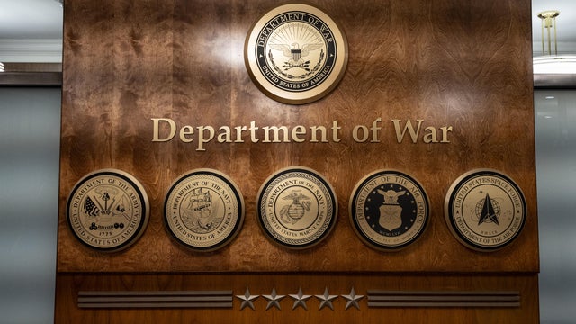 The new logo Department of War after Trump signs the order 