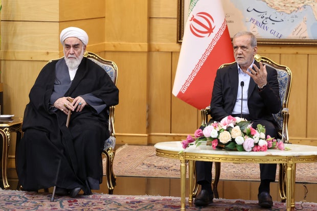 Iranian President Masoud Pezeshkian