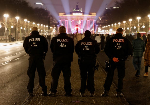 Berlin celebrates New Year's Eve 