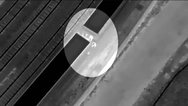 Drone catches shipping container burglars 