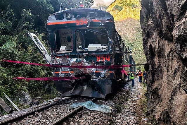 Peru train accident 