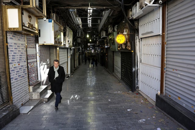 Aftermath of protests over a plunge in the currency's value