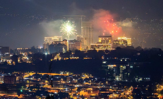 New Year's celebrations in Kigali 