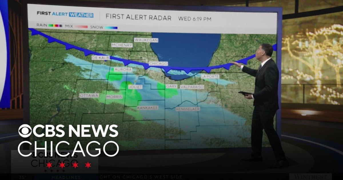 Wintry mix moving through before temperatures plunge overnight