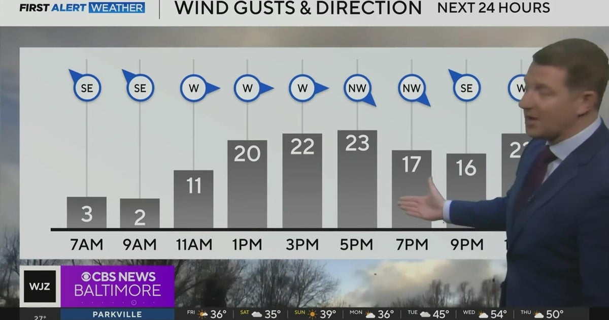 Mainly dry and cold weekend ahead for Maryland - CBS Baltimore