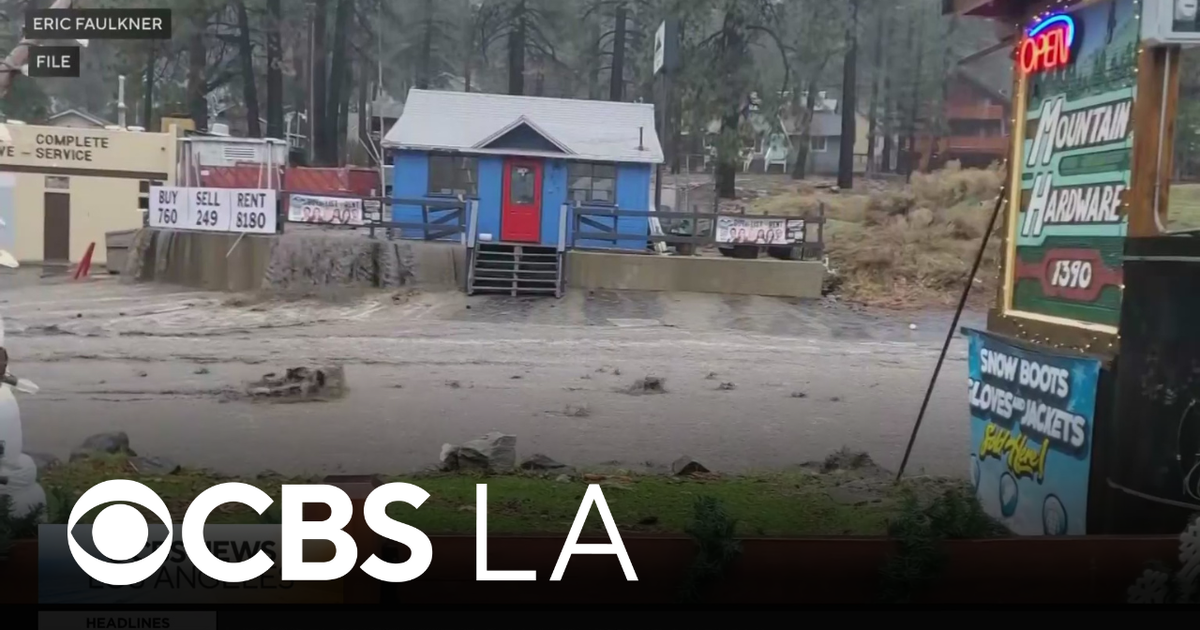 New Year's Day storm douses Wrightwood days after flooding from Christmas rainstorm