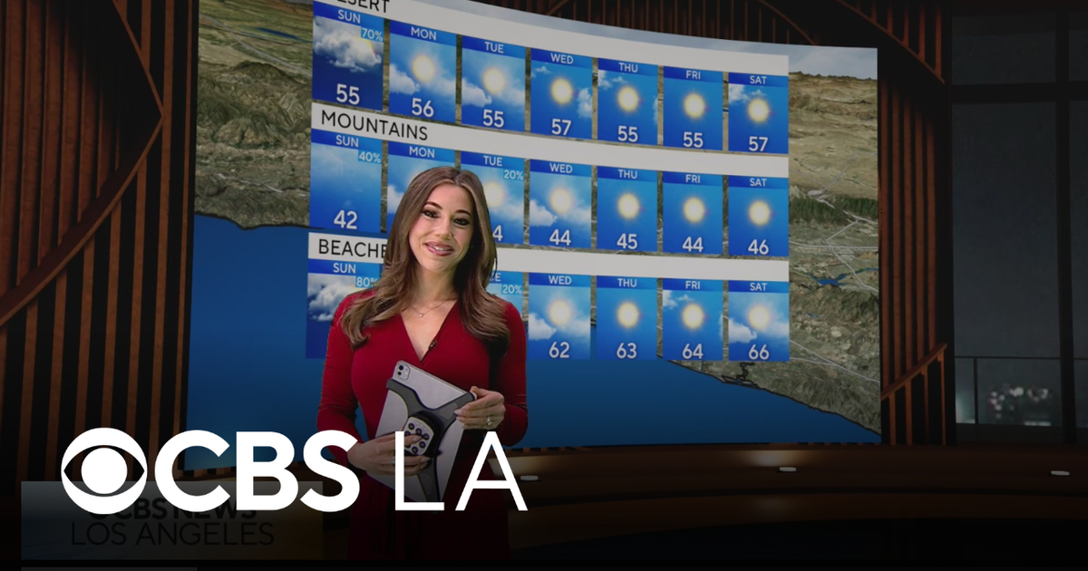 Alex Biston's 6 a.m. forecast | NEXT Weather - CBS Los Angeles