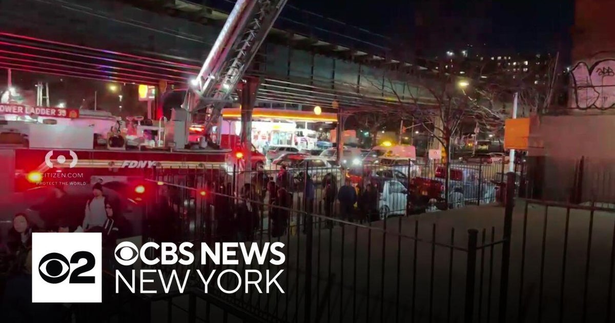 NYC firefighter, resident injured in Inwood apartment fire - CBS New York