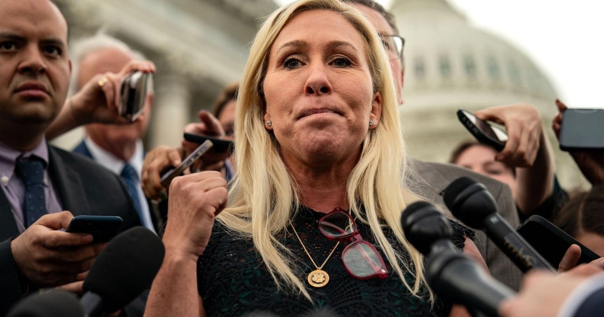 Marjorie Taylor Greene marks her final day in office following resignation