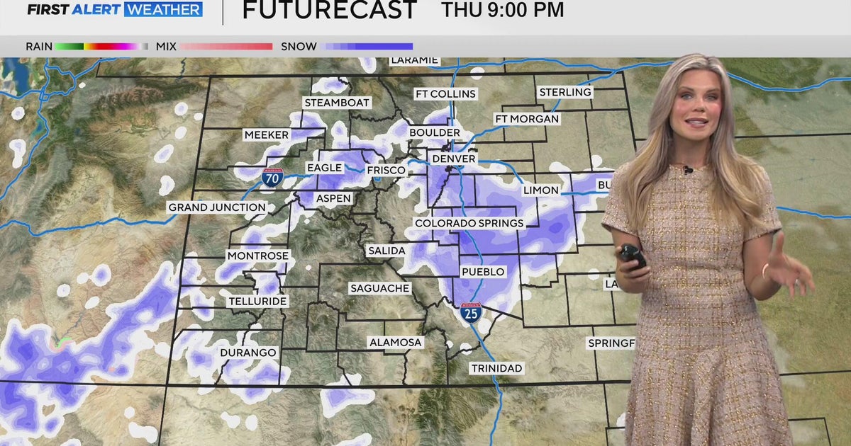 Much needed snow finally coming to Denver - CBS Colorado