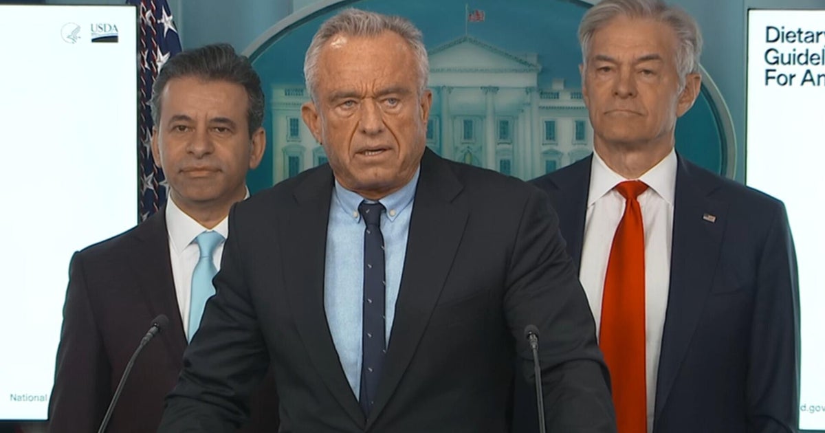 RFK Jr. announces new dietary guidelines and end to "war on saturated fats"