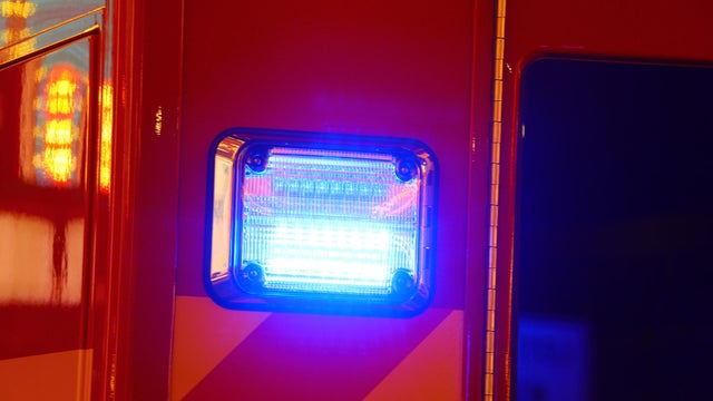 Emergency light on an ambulance 