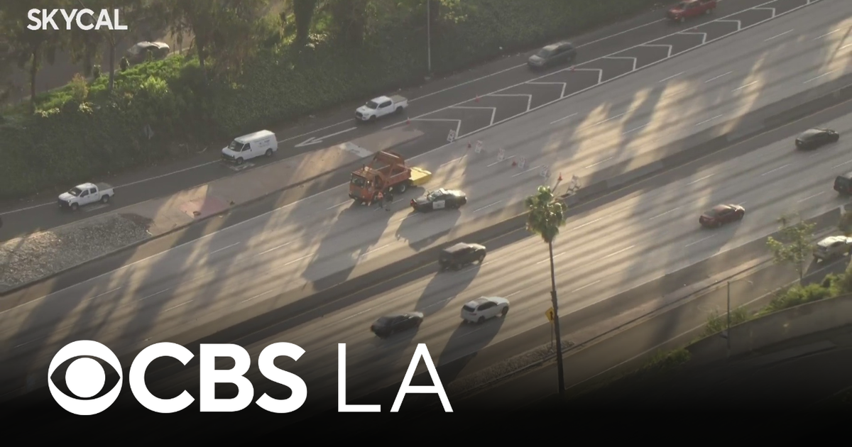 Shooting on 10 Freeway in South LA leaves one wounded - CBS Los Angeles