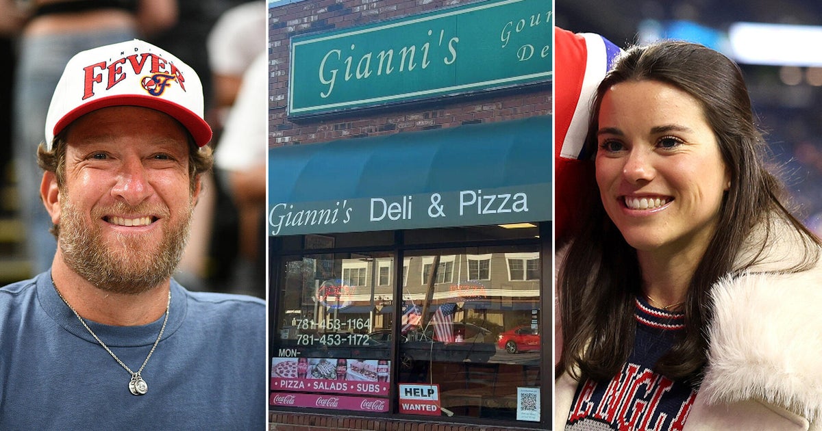 Dave Portnoy pizza review with Drake Maye's wife brings business