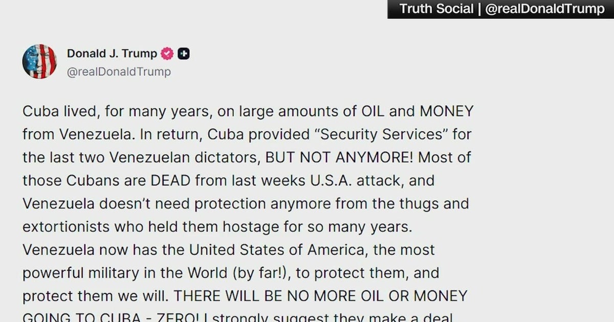 Trump targets Cuba and Venezuela amid Caribbean tensions