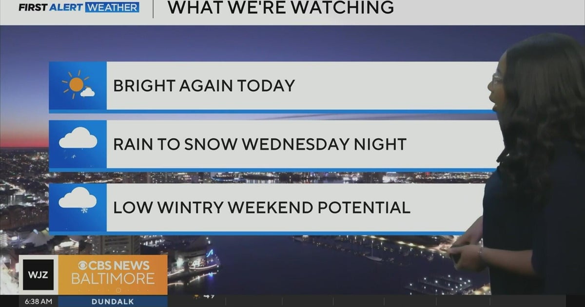 Above average temperatures across Maryland Tuesday