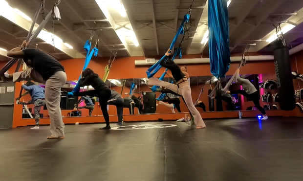 Aerial Yoga at Equilibrium Baltimore