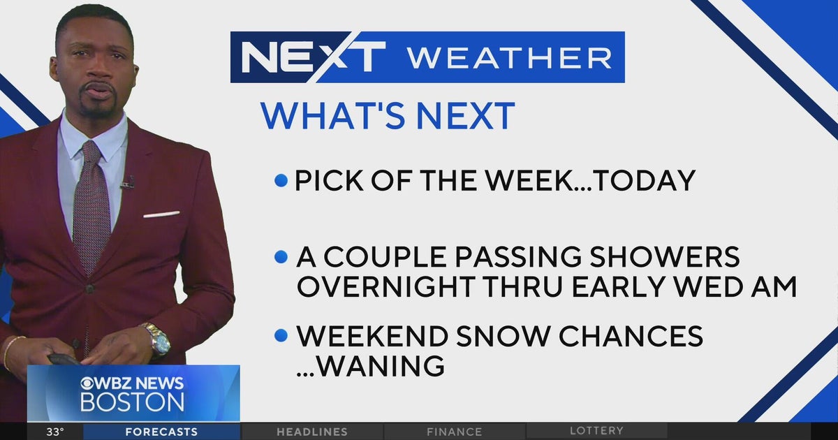 Next Weather: WBZ morning forecast for January 13, 2026