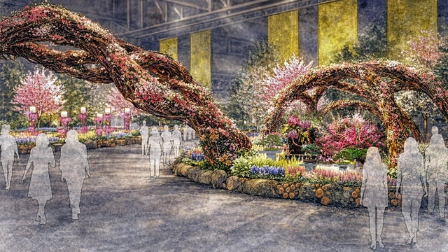 Philadelphia Flower Show rendering 