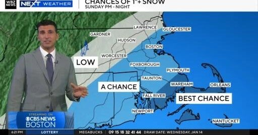 Next Weather: WBZ Evening Forecast For January 15, 2026