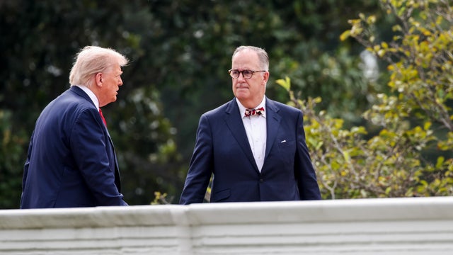 Trump Looks At Site Of Future White House Ballroom 