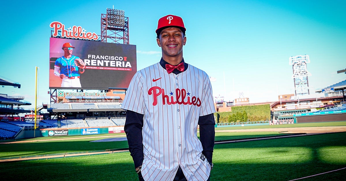 Francisco Renteria, No. 3 ranked international prospect, signs with Phillies