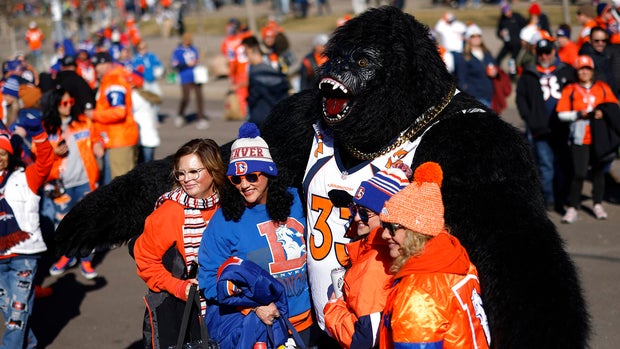 Denver Broncos fans at Mile High on Jan. 17, 2026 