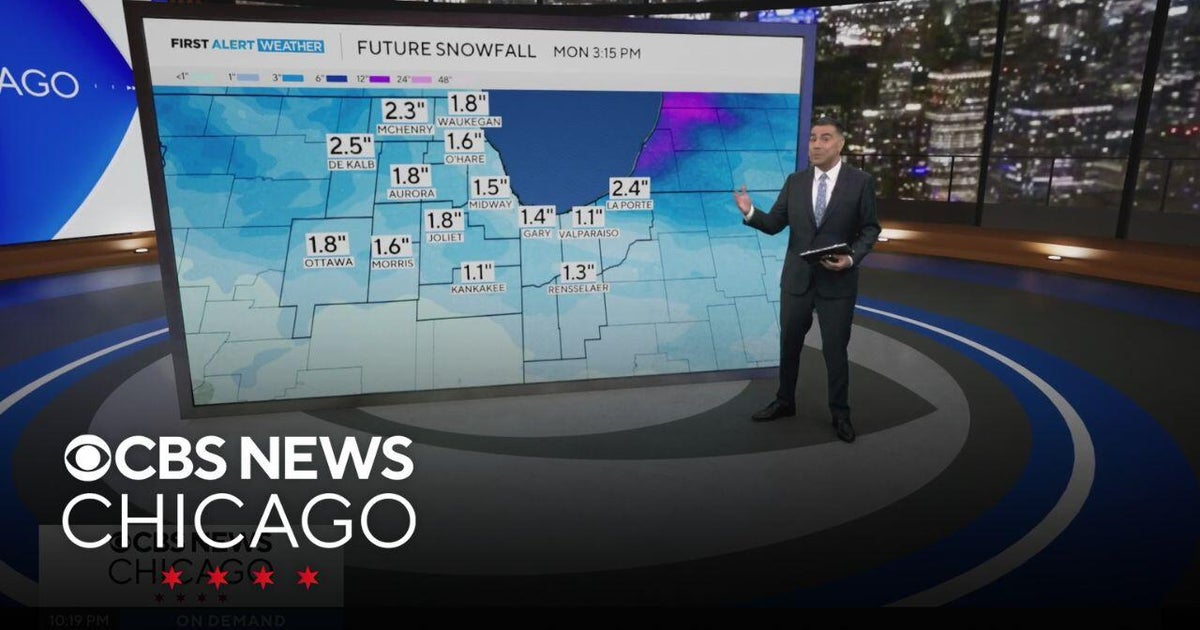 Multiple opportunities for snow this weekend - CBS Chicago