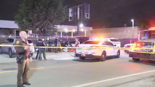 Police lights crime scene 