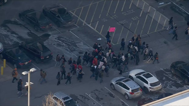 Philadelphia high school students march in protest of ICE 