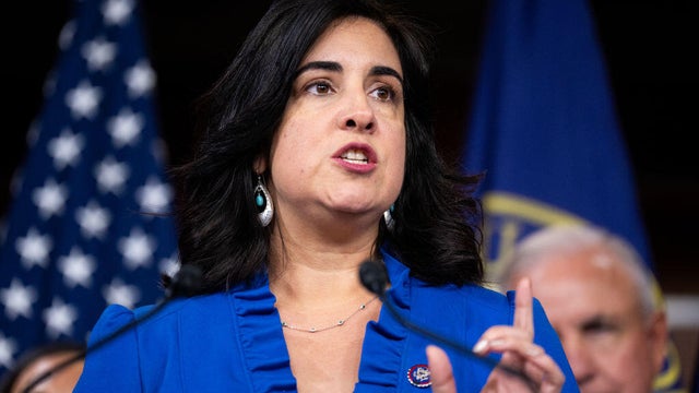 Rep. Nicole Malliotakis, R-N.Y, speaks during the Congressional Hispanic Conference press conference in the U.S. Capitol on Tuesday, March 25, 2025. 