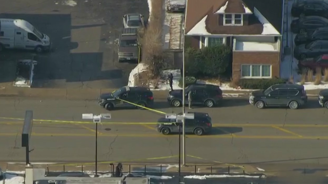 Police lights crime scene 