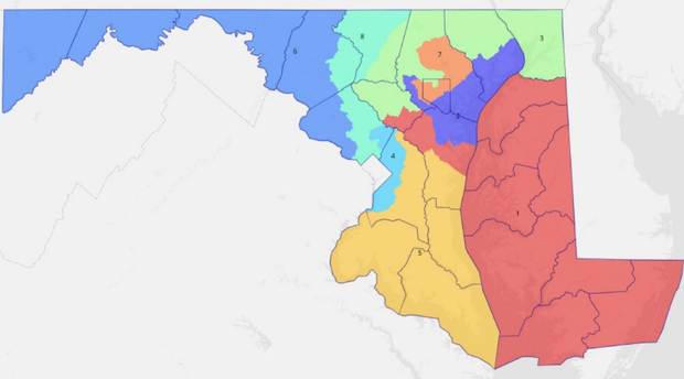Maryland Redistricting Commission Recommends new Congressional map