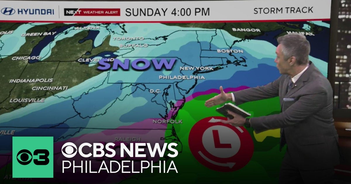 Milder Thursday in Philadelphia before this weekend's snowstorm