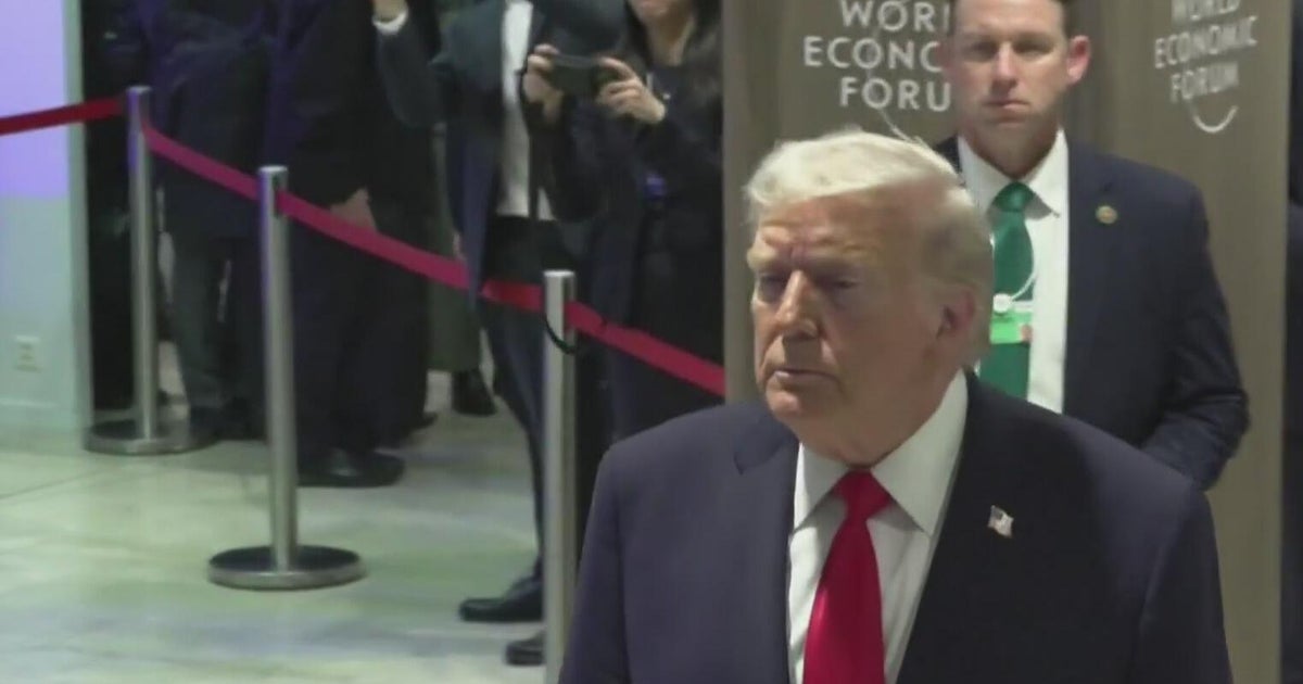 President Trump wraps up trip to World Economic Forum - CBS Detroit