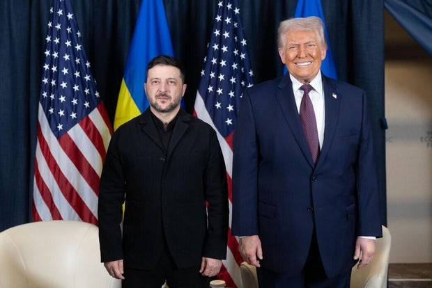 Volodymyr Zelenskyy - Donald Trump meeting in Davos 