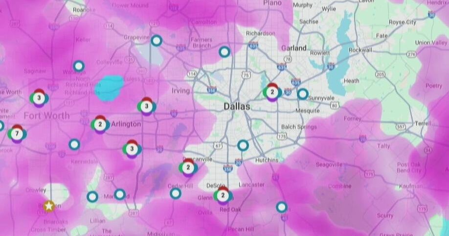 Thousands without power as winter storm sweeps through North Texas ...