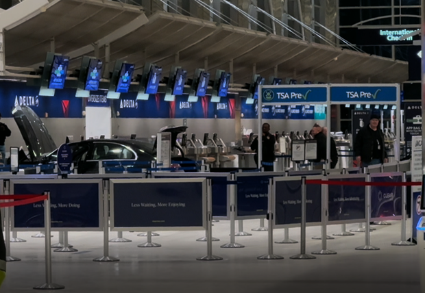 Driver crashes vehicle into McNamara Terminal at Detroit Metro Airport 