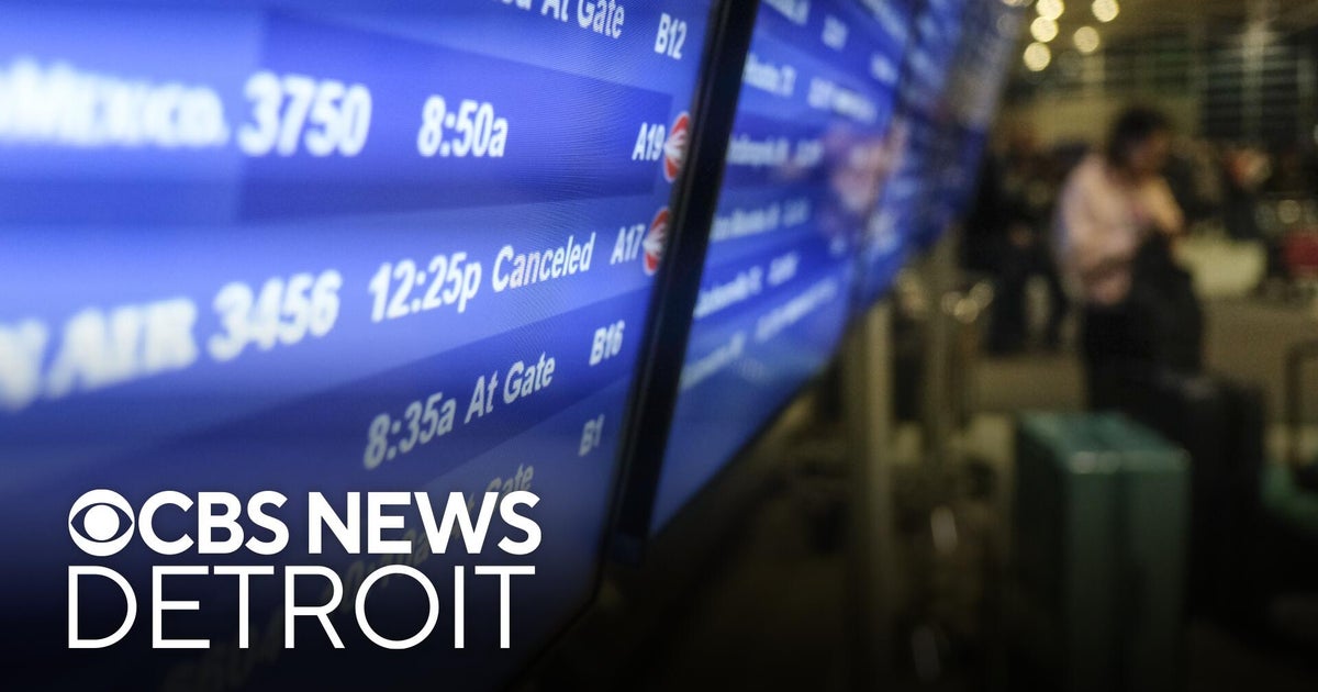 Travelers at Detroit Metro Airport deal with delays amid impending winter storm