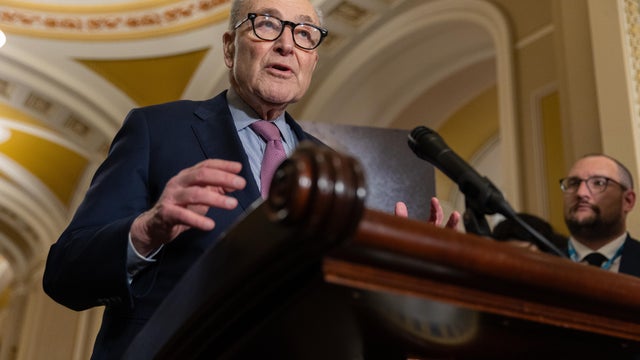 Senate Minority Leader Chuck Schumer speaks at a news conference in Washington, D.C. on Dec. 16, 2025. 