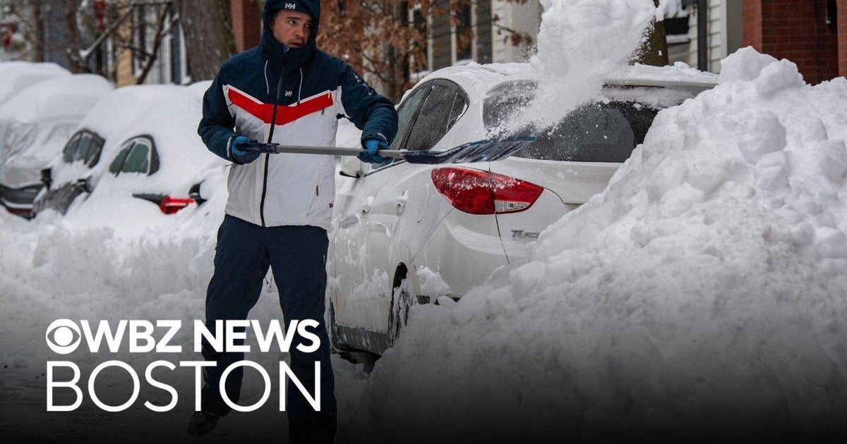 Cleanup from major snowstorm underway across Massachusetts