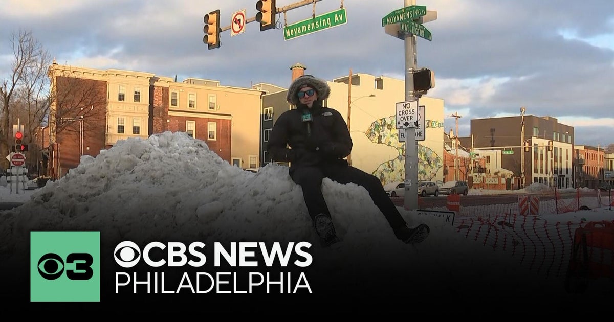Philadelphia residents describe aftermath of snowstorm: "It looked like the Snowmageddon"