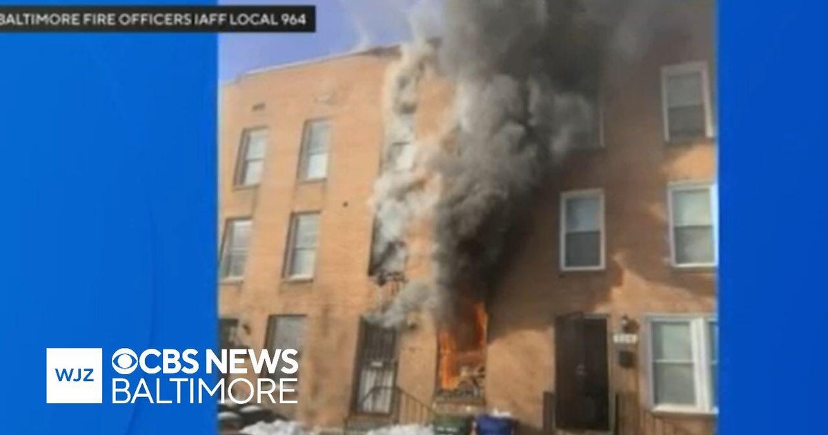 Man dead after fire at Baltimore home - CBS Baltimore