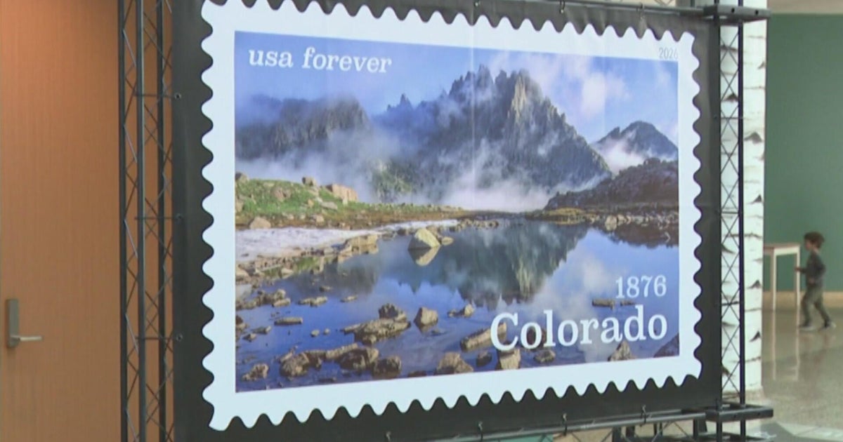 Colorado stamp celebrates 150 years as a state